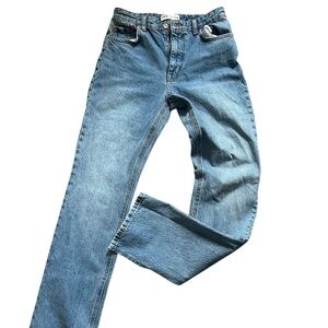 Zara Women’s Light Blue Straight Jeans